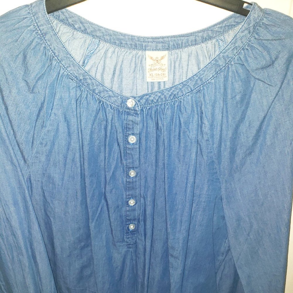 Faded Glory Long Sleeve Blouse